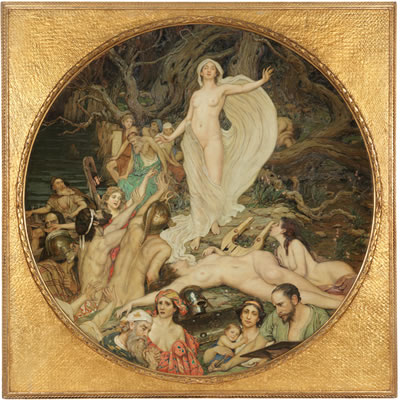 Sample artwork by Robert Van Vorst Sewell (1860 - 1924), known for landscape, figure, genre, mural - View similar artists and auction records