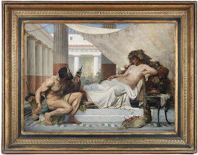 Hercule aux pieds d'Omphale