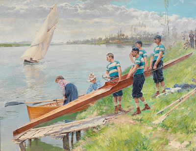 Sample artwork by Ferdinand Joseph Gueldry (1858 - 1945), known for painting - View similar artists and auction records