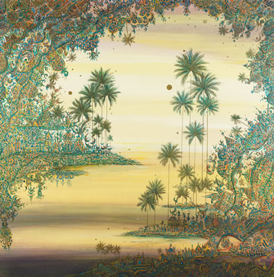 Sample artwork by Widad Al Orfali (Born 1929), known for painting - View similar artists and auction records