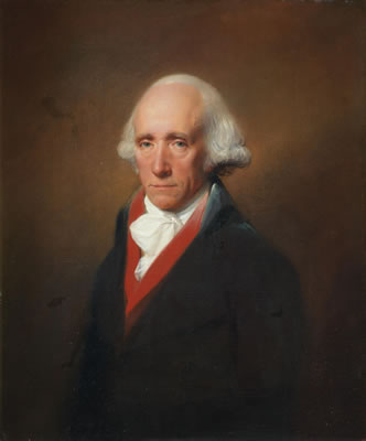 Portrait of Warren Hastings (1732-1818), half-length, in a blue coat