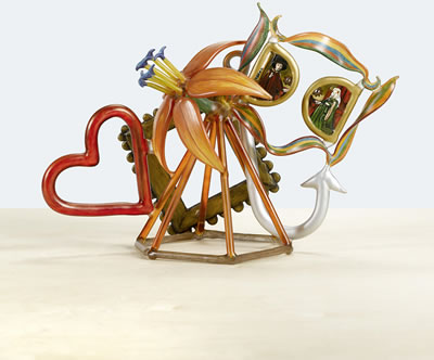 Untitled (Arnolfini Wedding) by Ginny (Martin) Ruffner - Auction record, sale price, and art valuation. Compare with similar artists and explore comparable artworks.