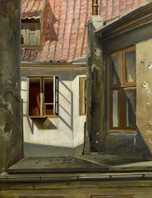 View through a window, Copenhagen