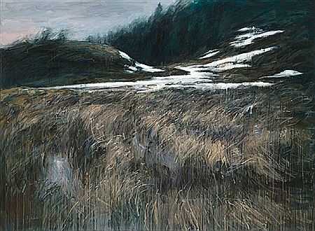 "Mørk vår II" 1990 by Anders Kjaer - Auction record, sale price, and art valuation. Compare with similar artists and explore comparable artworks.