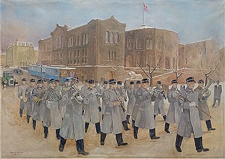 Sample artwork by Carl Von Hanno (1901 - 1953), known for seascape painting, modernist social realism - View similar artists and auction records