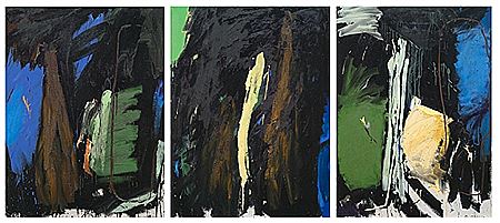 "Skogslys" triptyk,1989-90 (3)