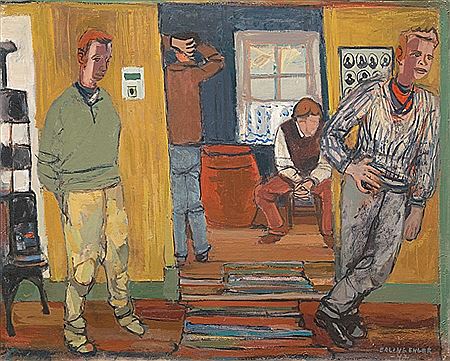 "Fire voksne karer alene hjemme" 1942