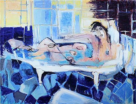 Sample artwork by Inge Horup (Born 1958), known for painting - View similar artists and auction records