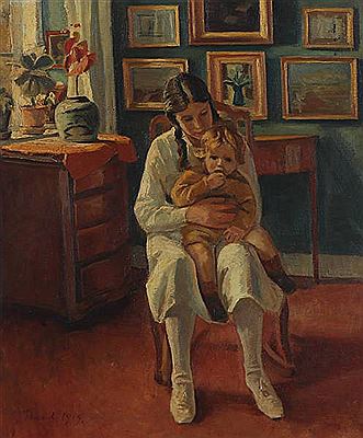 Sample artwork by Ludvig Find (1869 - 1945), known for painting - View similar artists and auction records