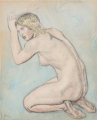 Study of Eve for the decoration of Viborg Cathedral