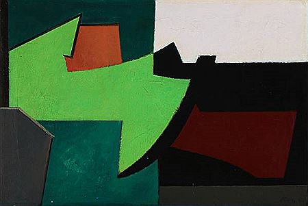 Concrete composition by Otto H Svensson - Auction record, sale price, and art valuation. Compare with similar artists and explore comparable artworks.