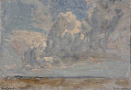 Study of clouds by Viggo Johansen - Auction record, sale price, and art valuation. Compare with similar artists and explore comparable artworks.