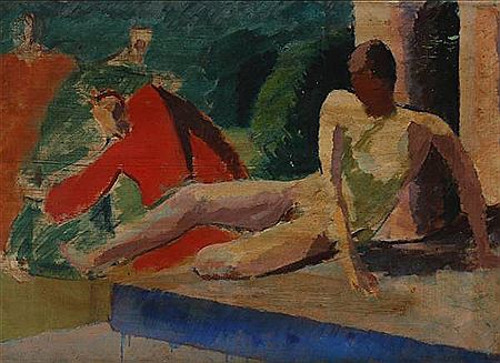 Composition with model.