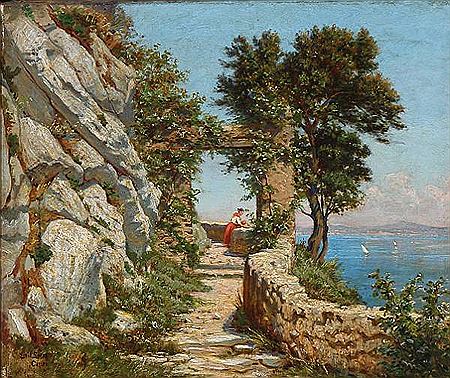 View from a loggia on Capri.
