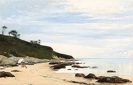 The artist at work on the beach. by Robert Thegerstrom - Auction record, sale price, and art valuation. Compare with similar artists and explore comparable artworks.