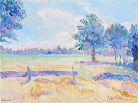 Sample artwork by Ellen Margrethe Krause (1905 - 1990), known for child portrait, floral still life and fruit and landscape painting - View similar artists and auction records