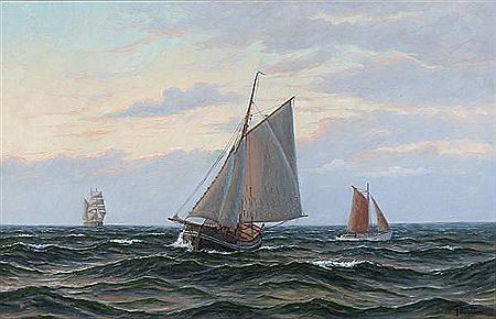 Sample artwork by Axel Bulow, known for painting - View similar artists and auction records