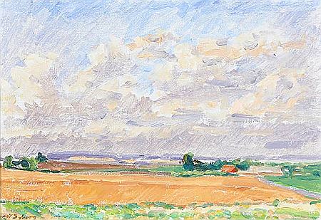 Landscape with fields.