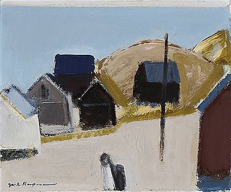 Faroese village.