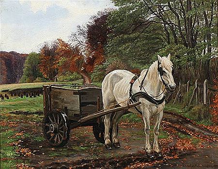 A horse carriage.