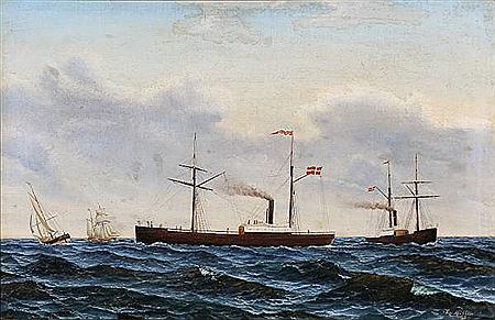 The danish steamship S/S Sjælland