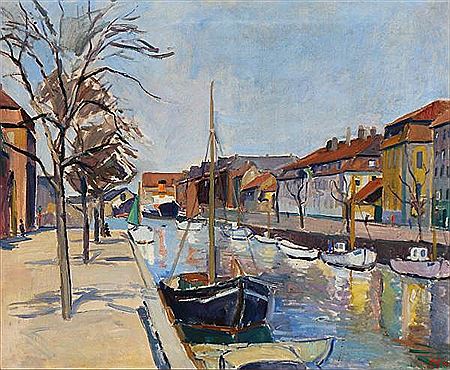 View from Christianshavn Canal by Per Sonne - Auction record, sale price, and art valuation. Compare with similar artists and explore comparable artworks.