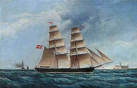 The brig “Protheus" of Dragør.