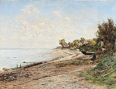 Coastal scenery from Hellebæk