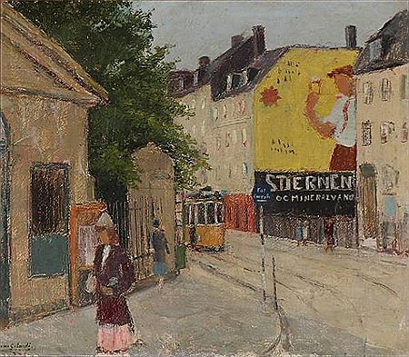 Corner of Silvergade and Crown Princess Street in Denmark