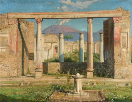 Exedra i Casa del fauno. Pompeji