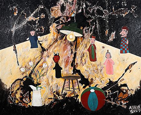 Sample artwork by Anders W O Larsen (Born 1974), known for painting - View similar artists and auction records