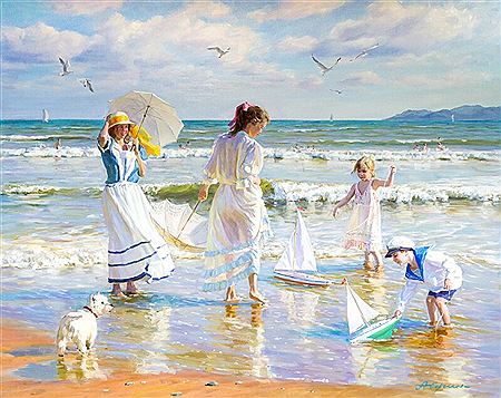 Sample artwork by Alexandre Nicolajevich Averine (Born 1952), known for painting - View similar artists and auction records