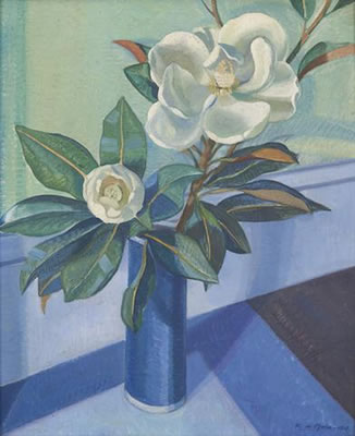 Magnolia, 1928 by Roy De Maistre - Auction record, sale price, and art valuation. Compare with similar artists and explore comparable artworks.