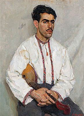 Portrait of a gypsy by Engels Vasilievich Kozlov - Auction record, sale price, and art valuation. Compare with similar artists and explore comparable artworks.