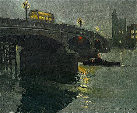 Battersea Bridge by Neville Sotheby Pitcher - Auction record, sale price, and art valuation. Compare with similar artists and explore comparable artworks.