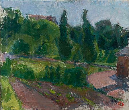 "FROM THE CITY GARDEN, 1940s" by Sigrid Schauman - Auction record, sale price, and art valuation. Compare with similar artists and explore comparable artworks.