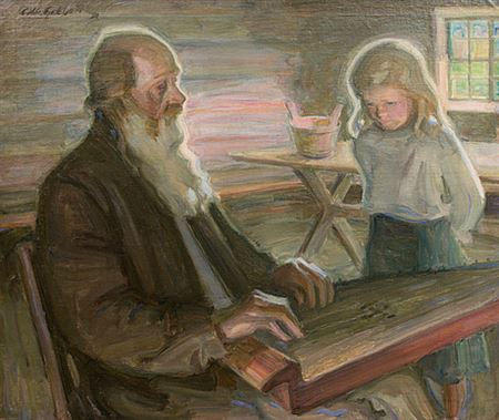 THE OLD KANTELE-PLAYER