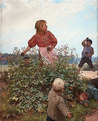 "En modern Blenda" by August Malmstrom - Auction record, sale price, and art valuation. Compare with similar artists and explore comparable artworks.