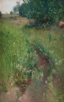 SUMMER MEADOW by Alfred Thorne - Auction record, sale price, and art valuation. Compare with similar artists and explore comparable artworks.