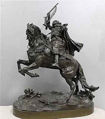 COSSACK WITH RAISED GUN