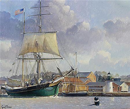 American Ship at Harbor.