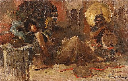 Odalisca by Giambattista Todeschini - Auction record, sale price, and art valuation. Compare with similar artists and explore comparable artworks.