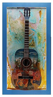 Chitarra dipinta n. 2