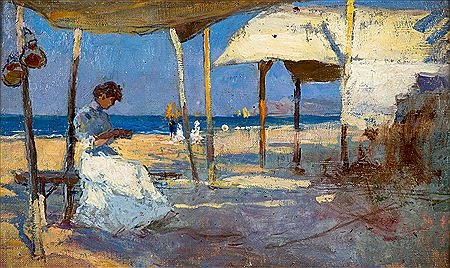 Donna in spiaggia