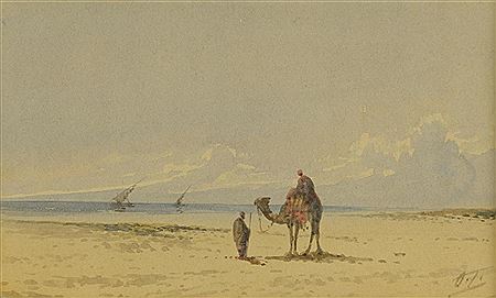 Camel, rider and guide