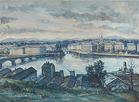 Bayonne, confluant de la Nive et de l'Adour
