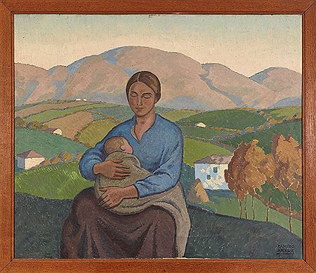 Sample artwork by Ramiro Arrue (1892 - 1971), known for painting - View similar artists and auction records