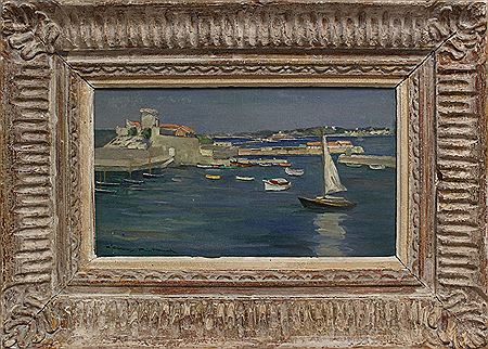 Socoa, probablement depuis la maison de l'artiste