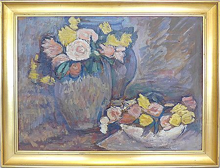 Nature morte aux vases de fleurs