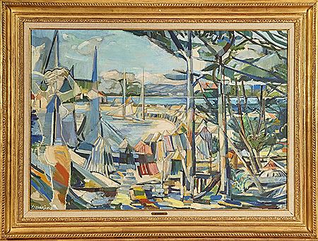 Sample artwork by Stephane Sciortino (Born 1925), known for painting - View similar artists and auction records